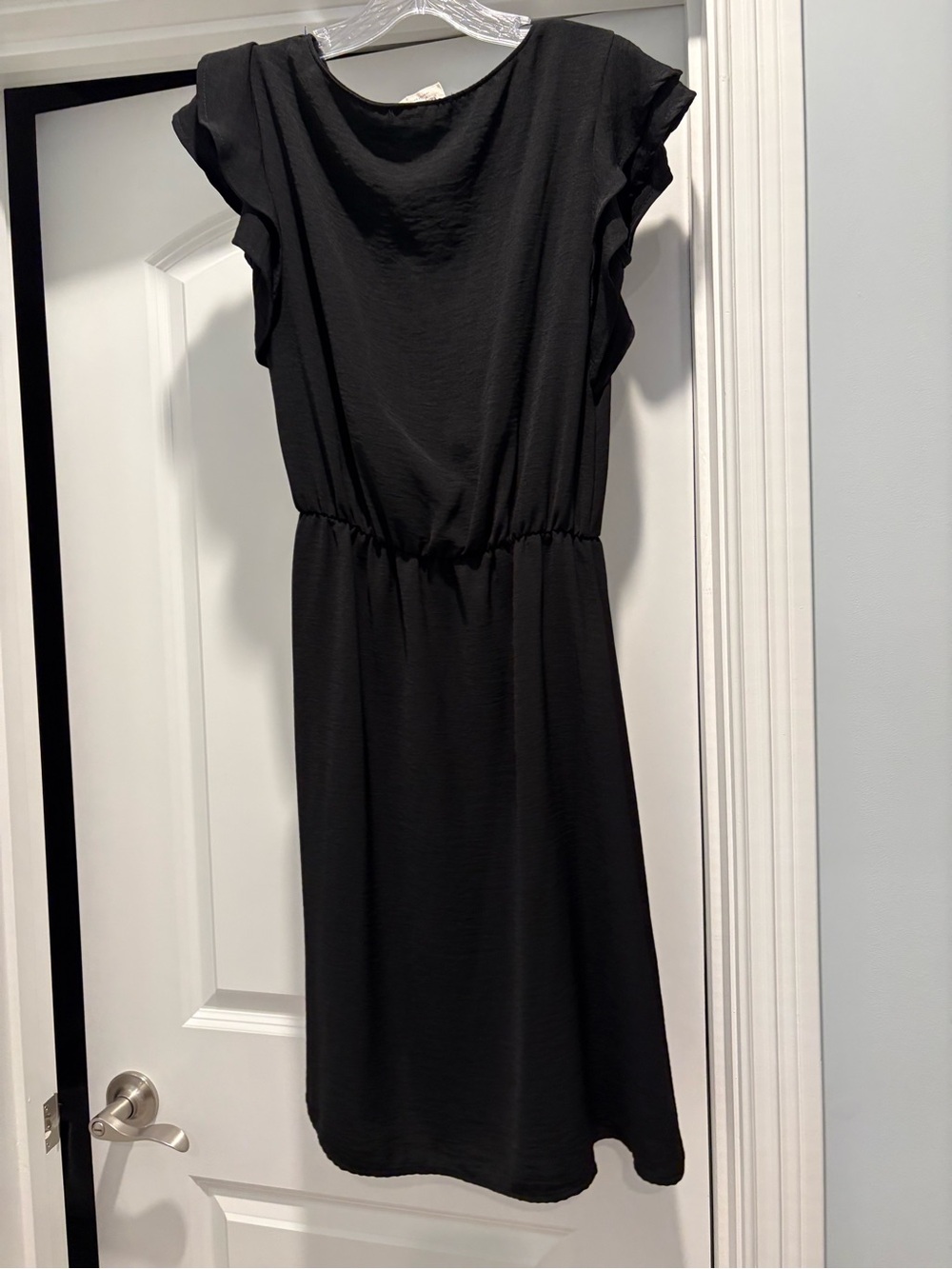 Black Ruffle Dress - Picture 6 of 7